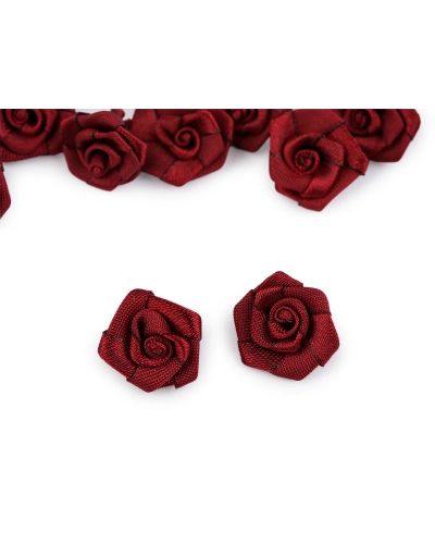 Saténová ruža Ø15 mm - 10 ks | Mimib