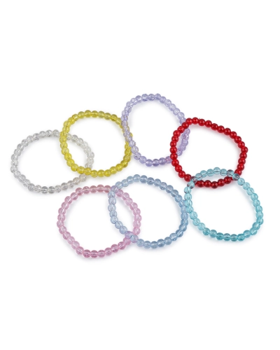 Náramok pružný zo sklenených korálikov - 1 ks | Mimib