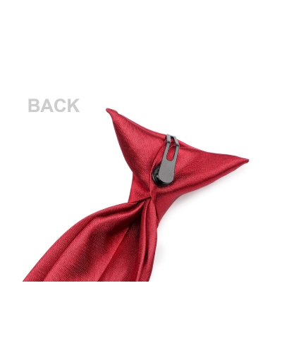 Saténová kravata s klipom detská, bez viazania - 1 ks | Mimib