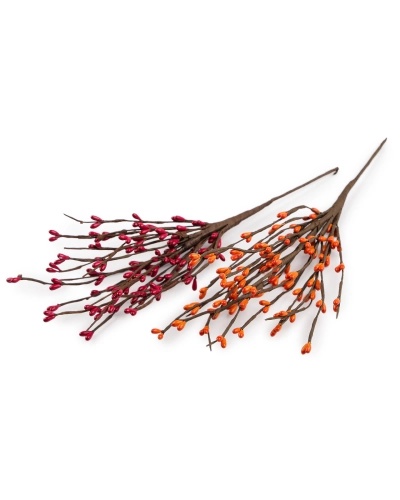 Umelá vetvička s púčikmi na drôtiku tvarovateľná - 1 ks | Mimib