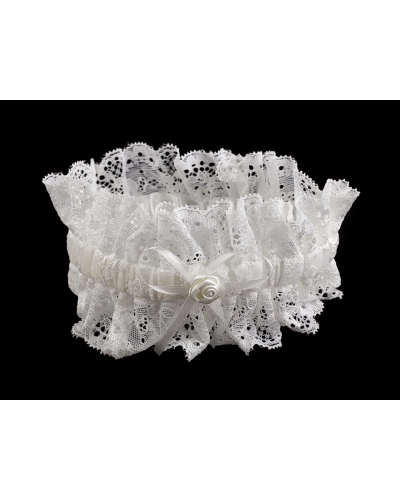 Svadobný podväzok čipkový - 1 ks | Mimib