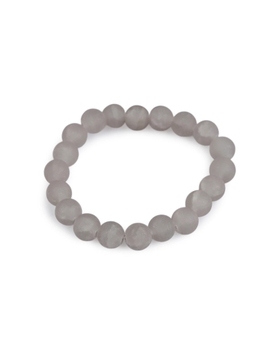 Náramok pružný zo sklenených korálikov s ľadovým efektom - 1 ks | Mimib