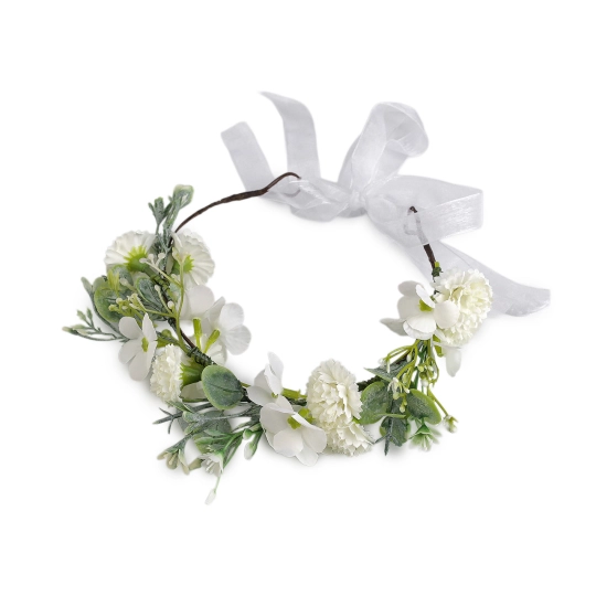 Kvetinový venček do vlasov dievčenský - 1 ks | Mimib