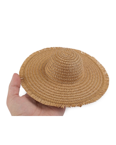 Mini klobúk / slamák pre postavičky a dekorácie - 1 ks | Mimib
