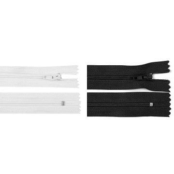 zipy spirálové nedělitelné No 3 autolock