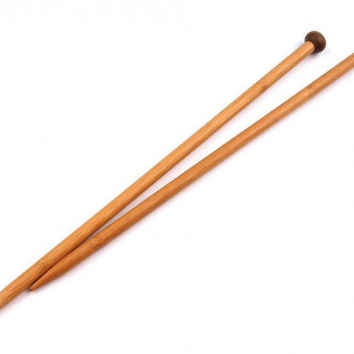 Rovné jehlice č. 10 bambus1 - 1pár
