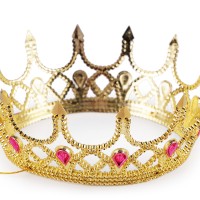 Královská koruna karnevalová královna 1ks