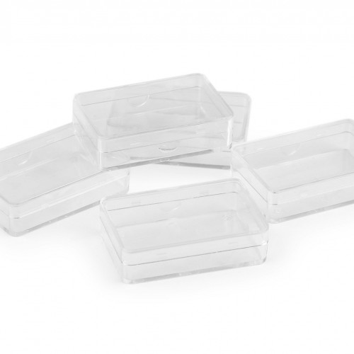 Plastové krabičky 3,8x5,8x1,6 cm5 - 5ks