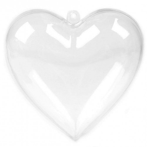 Plastové srdce 8x8 cm dvoudílné1 - 1ks