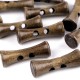 Dřevěný knoflík podlouhlý 35 mm10 - 10ks