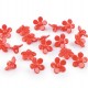 Plastové knoflíky / korálky květ Ø15 mm 5g