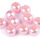 Plastové perly s velkým průvlekem 11x15 mm10 - 10ks