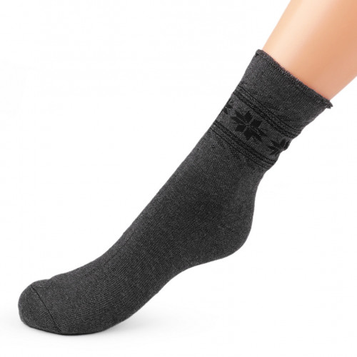 Pánské ponožky se zdravotním lemem thermo 2pár