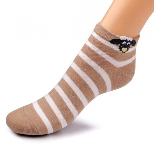 Dámské / dívčí bavlněné ponožky kotníkové 1pár