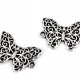 Filigránový dekorační našívací motýl, mandala, srdce, strom života5 - 5ks