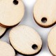 Dřevěná cedulka / štítek k domalování, ovál mini20 - 20ks
