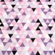 Bavlněná látka / plátno trojúhelníky 1m