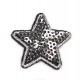 Nažehlovačka hvězda s flitry2 - 2ks