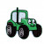 13 zelená pastelová traktor
