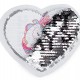 Aplikace srdce s jednorožcem / Happy day s oboustrannými flitry1 - 1ks