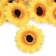 Umělý květ slunečnice Ø7 cm 10ks