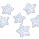 Hvězda s glitry Ø50 mm 10ks
