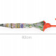 Dámský / dívčí průhledný vystřelovací deštník luční květy 1ks