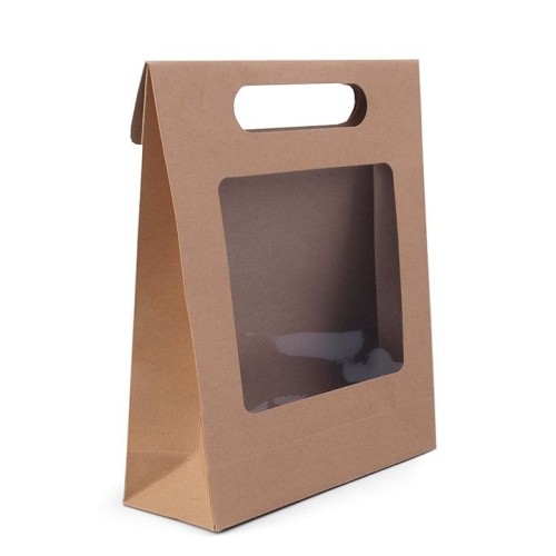 Papírová taška s průhledem 16x21 cm10 - 10ks