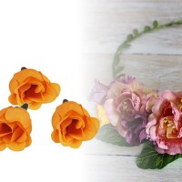 Umělý květ růže Ø2,5 cm 5ks