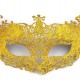 Karnevalová maska - škraboška s glitry 1ks