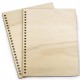 Dřevěné desky na výrobu zápisníku A5 2ks