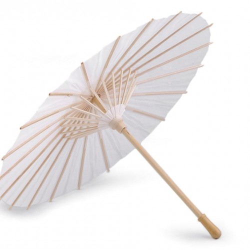 Dekorace papírový deštník k domalování Ø38,5 cm 1ks