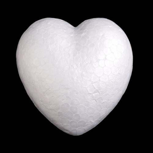 Srdce Ø8 cm polystyren 20ks