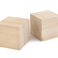 Dřevěná kostka - polotovar k dotvoření 4x4 cm10 - 10ks