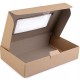 Papírová krabice s průhledem10 - 10ks