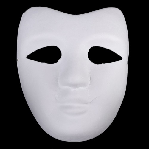 Maska na obličej k domalování 1ks