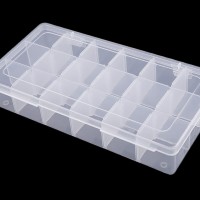 Plastový box / zásobník 12,5x23x4 cm 1ks
