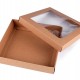 Papírová krabice s průhledem4 - 4ks