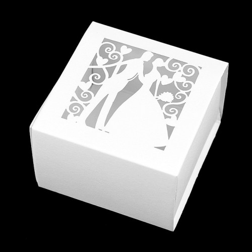 Papírová krabička svatební2 - 2ks