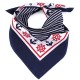 Bavlněný šátek s kotvami 55x55 cm 1ks