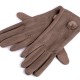 Dámské rukavice s kožešinovou bambulkou 1pár