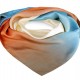 Saténový šátek duha 90x90 cm 1ks