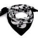 Bavlněný šátek lebky 70x70 cm 1ks