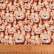 Minky s 3D puntíky medvídek 1m