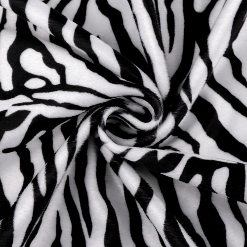 Imitace zvířecí kůže zebra 1m