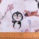 Bavlněná látka / plátno tučňák 1m