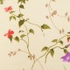 Bavlněný flanel listy a květy 1m