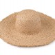 Dámský letní klobouk / slamák k dozdobení s otřepeným okrajem 1ks