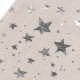 Dárkový pytlík hvězdy metalické 13x18 cm lněný1 - 1ks