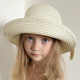 Dívčí letní klobouk / slamák 1ks